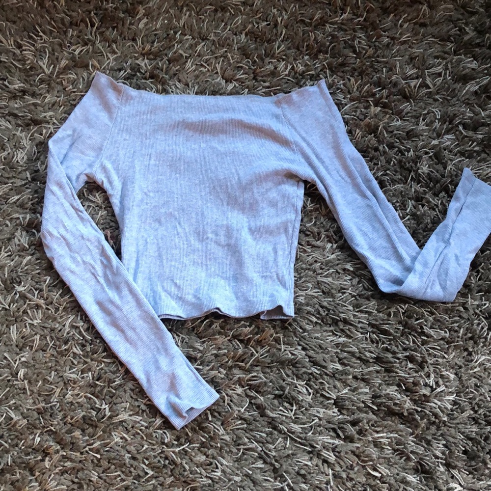 Brandy Melville off the shoulder long sleeve